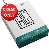 Mil Mill 100 Recycled A4 Copier Paper 80gsm - Box of 5 Reams